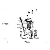 Modern Guitar Wall Sticker  JM7314