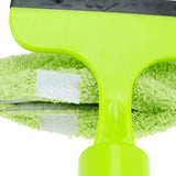 3 in 1 Fiber Wiper Sprayer  Wash, Wipe and Soak | Window Squeegee Kit, Cleaning Tool with Detachable Microfiber Cloth Rubber Scraper &amp; Sprayer, Portable Window Cleaner Combo for Car, (Random color)