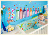 Ay642 Buy Cartoon Animal Multiplication Table Wall Sticker Multicolou centimeter in Saudi Arabia Cartoon Animal Multiplication Table Wall Sticker