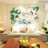 WALL STIKER 60X90 SK9133 MOUNTAIN VIEW