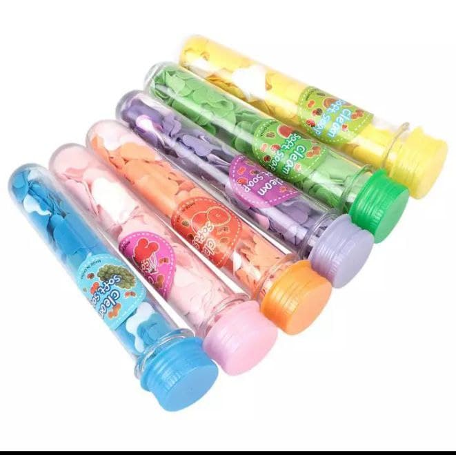 Travel Flower Paper Soap (Random color)