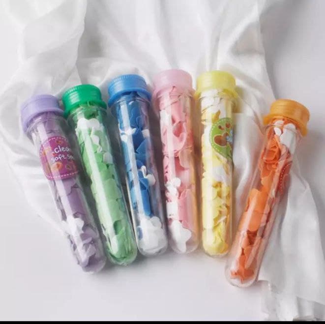 Travel Flower Paper Soap (Random color)