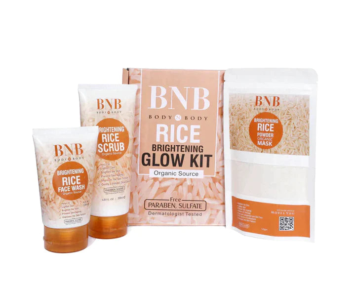 BNB Whitening Rice Extract Bright &amp; Glow Kit
