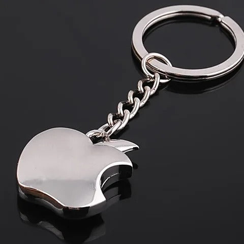 01 PCs Apple Design Keychain | Best Quality Key Chain | Key-Chain For Motorcyles - KeyChain For Cars ( Random Color )