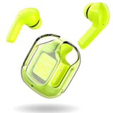 Treqa BT35 Bluetooth Earbuds | Wireless Earphones | HiFi Stereo Headphone | Digital Display Charging Case (Random color)