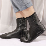 Unisex Winter Warm Artificial Leather Thermal Boat Slipper Indoor Home Soft Non-Slip Socks Men Women Breathable Comfortable Socks | Unisex Woolen Thermal Socks