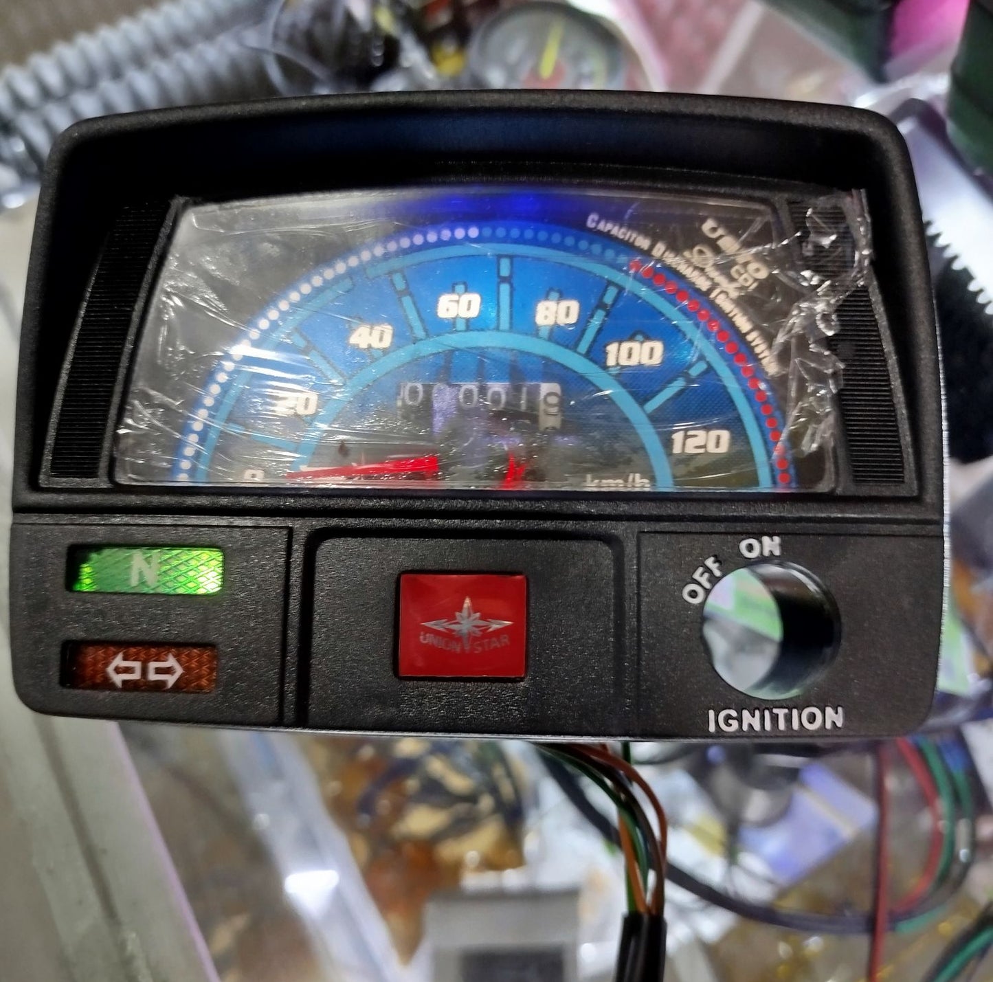 Union star motorcycle Speedo meter with led lights for CD70 Motorcycle &amp; For all 70 cc Bike