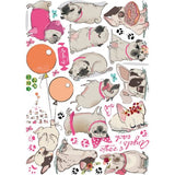 Sharpie Family Wall Sticker Set size 50x70 sk7186