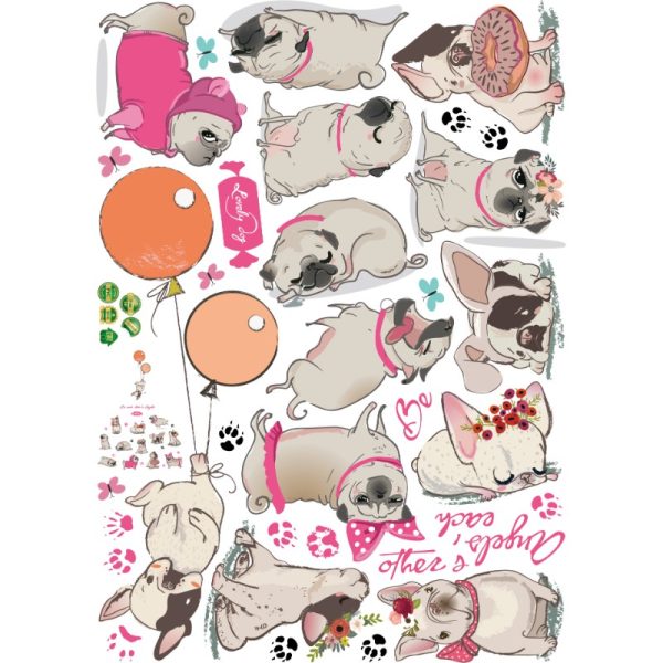 Sharpie Family Wall Sticker Set size 50x70 sk7186