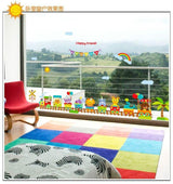 Sk9011 Cartoon Animal Train Wall Sticker