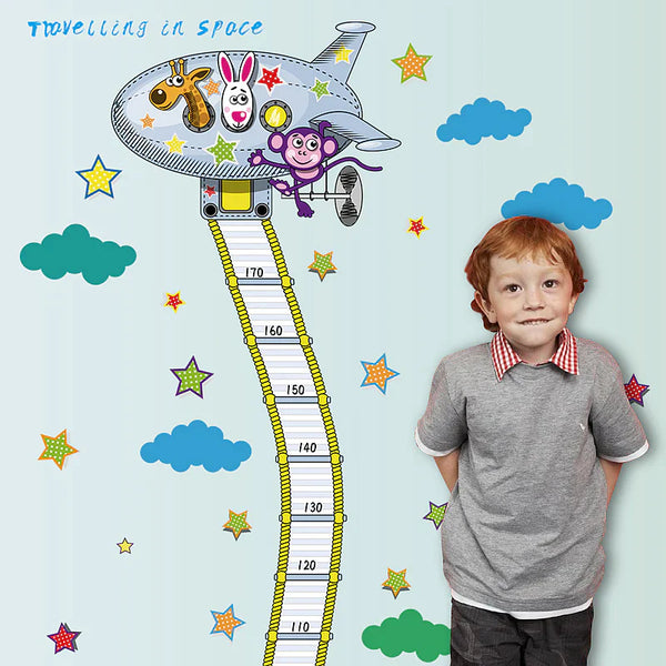 Sk9014 Travelling Space Flight Wall Sticker