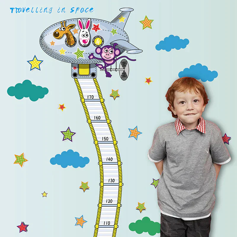 Sk9014 Travelling Space Flight Wall Sticker size 60x90