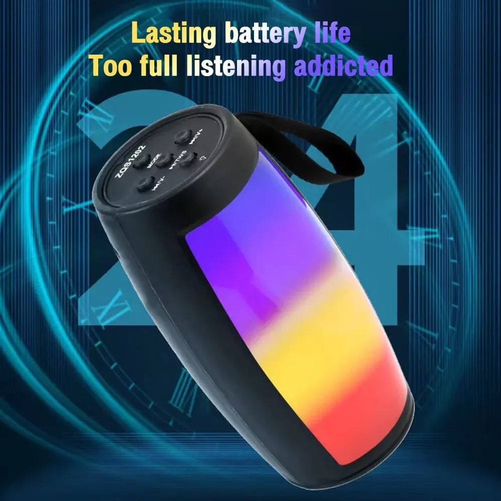 3.1 Professional Wireless Bluetooth Speakers Home Outdoor Portable Speaker Subwoofer Car Audio Bass MP3 Player Sound System Include LED Lights