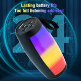3.1 Professional Wireless Bluetooth Speakers Home Outdoor Portable Speaker Subwoofer Car Audio Bass MP3 Player Sound System Include LED Lights