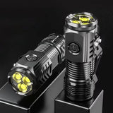 Mini Flashlight Flash Super Power Waterproof Camping Light / Pocket Flashlight with Clip USB Rechargeable Powerful Flashlight