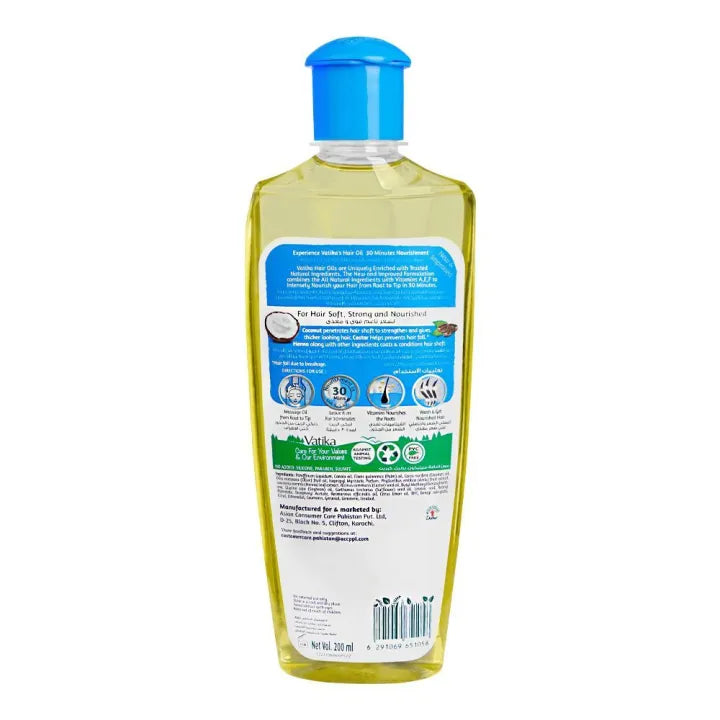 Dabur Vatika Naturals Volume &amp; Thickness Coconut Enriched Hair Oil, 200ml
