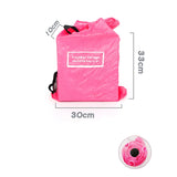 Eco-friendly Roll Up Reusable Polyester Foldable Grocery Bag Shopping Bag  (random color)