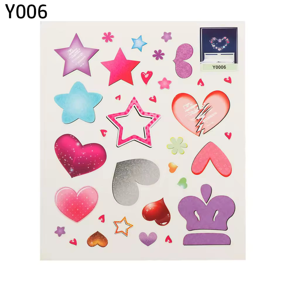 Yigo Fluorescent Luminous Wall Stickers Glow in The Dark Stars Home Decoration Eco-Friendly PVC Cartoon Wall Decal for Kids Rooms-Alphabet