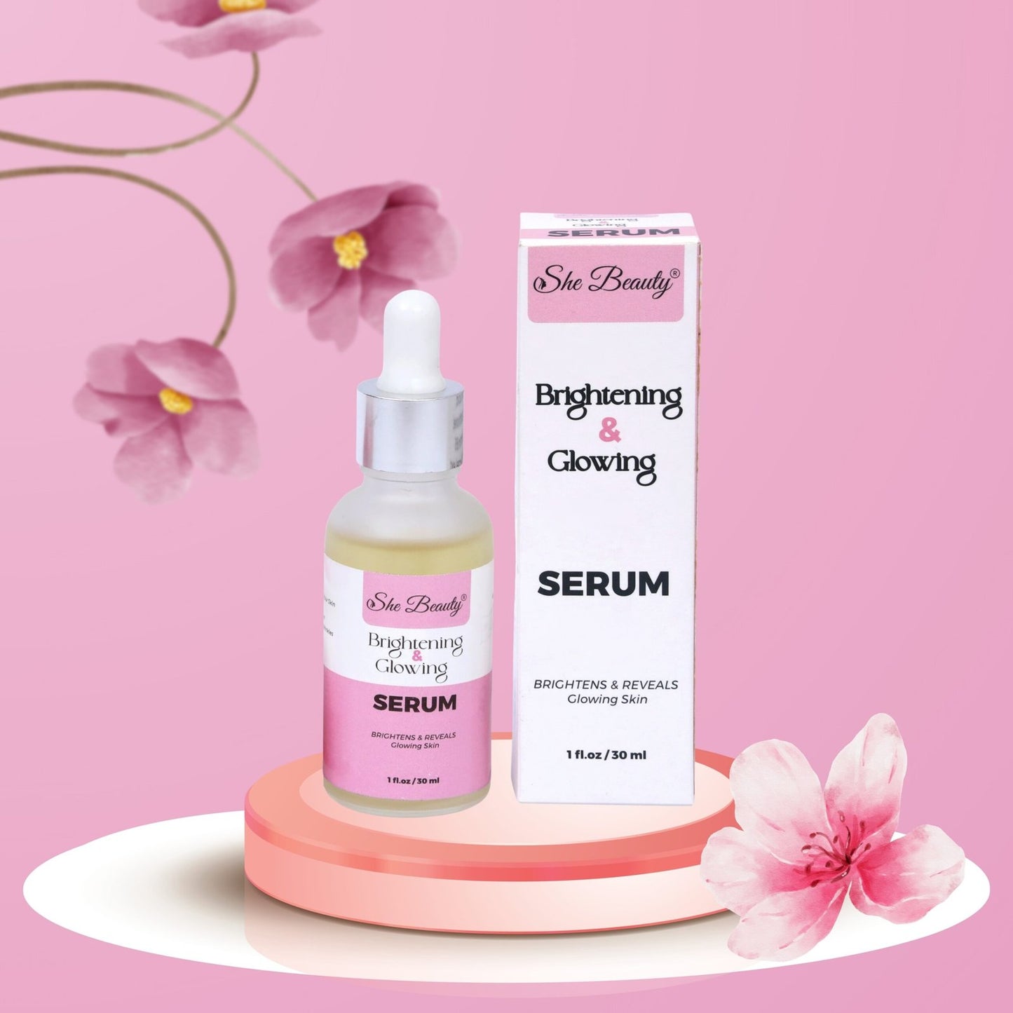 She Beauty Brightening &amp; Glowing Serum 30ml
