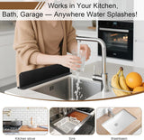 Silicone Sink Splash Guard Anti-Splash Faucet Protector, Water Baffle & Sink Splash Stopper for Kitchen and Bathroom