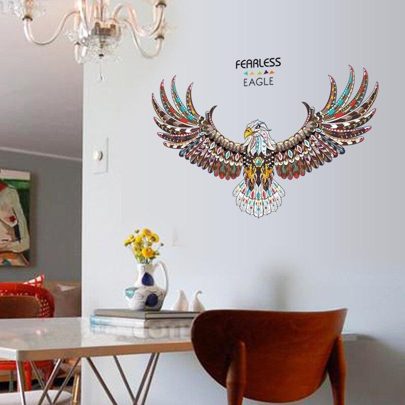 New Style Eagle Decoration Mural Cool Library Office Restaurant Wall Stickers [SK9154]