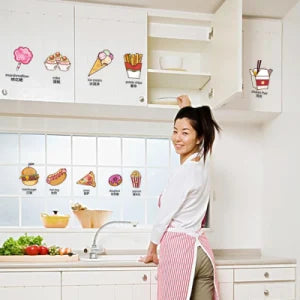 Sk31001 Refrigerator Kitchen Creative Wall Sticker