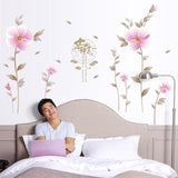 Sk9026 Auspicious and Romantic Flowers Sticker