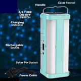 SOLAR RECHARGEABLE LANTERN Light BEST EMERGENCY Flash LIGHT FOR HOME &amp; OUTDOOR - HG-1664 (random color)
