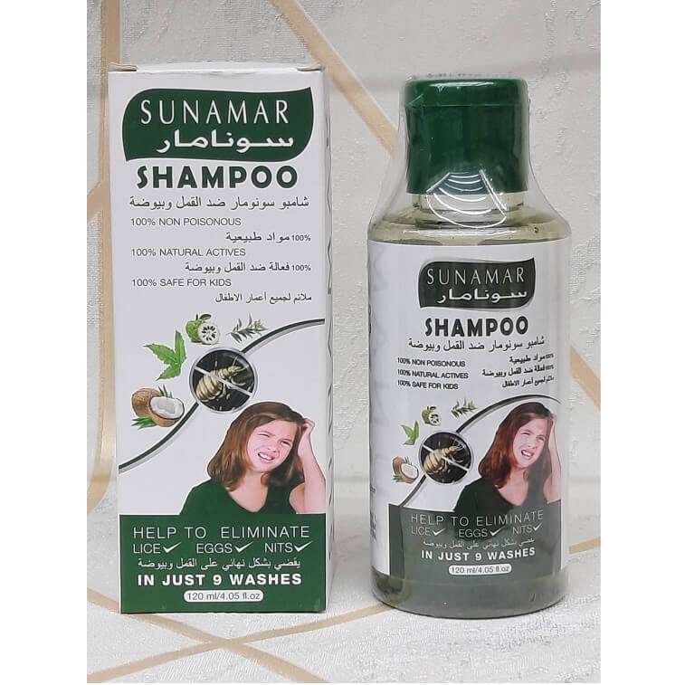 Sunamar Herbal Lice Treatment Shampoo – Non-Toxic &amp; Kid-Friendly | Best Quality Shampoo For Normal Used 
