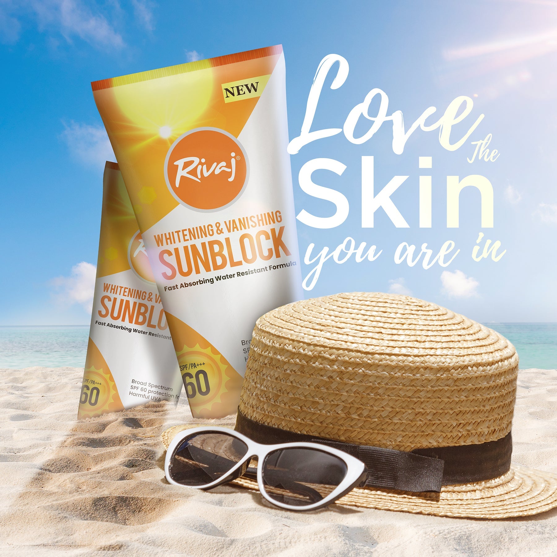 SPF60 Whitening & Vanishing Sunblock