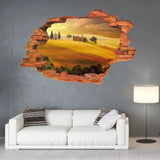 3D three-dimensional forest landscape wall decoration painting