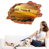 3D three-dimensional forest landscape wall decoration painting