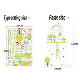TipTop Wall Stickers Kids Boys Girls Babies Nursery Room Children size 60x90 ay9107
