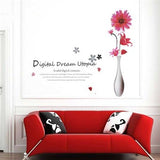 TipTop Wallstickers Letters and Vase Design Home Decorations size 50x70 dm570032