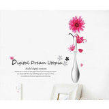 TipTop Wallstickers Letters and Vase Design Home Decorations size 50x70 dm570032