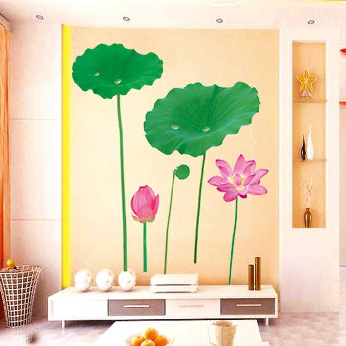 TipTop Wall Stickers Pretty Lotus Pattern size 50x70 dm350010