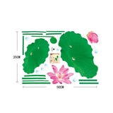 TipTop Wall Stickers Pretty Lotus Pattern size 50x70 dm350010