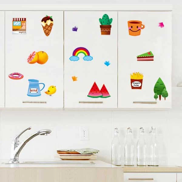 Go Picnic! - Hemu Wall Decals Stickers Appliques Home Decor size 35x50 dm35-0019
