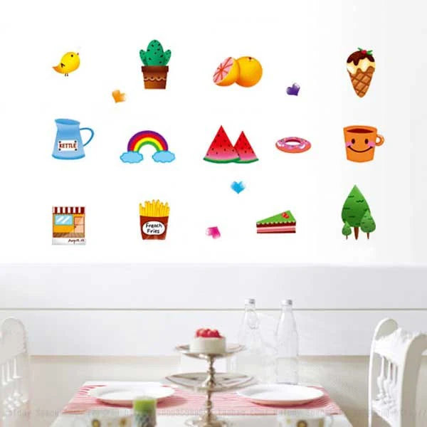 Go Picnic! - Hemu Wall Decals Stickers Appliques Home Decor size 35x50 dm35-0019