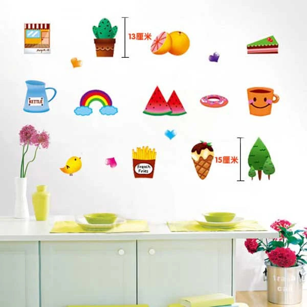 Go Picnic! - Hemu Wall Decals Stickers Appliques Home Decor size 35x50 dm35-0019