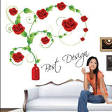 TipTop Wallstickers (Blooming Rose) size 50x70 dm570038