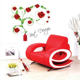 TipTop Wallstickers (Blooming Rose) size 50x70 dm570038