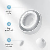 T03S PRO JOYROOM TWS Active Noise Cancelling ANC Earbuds With Premium Case - White Earbuds Joyroom