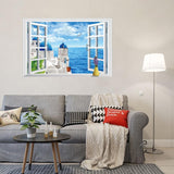 xl8022a window wall stickers removable wall stickers living room sofa backdrop bedroom decorative painting landscapes