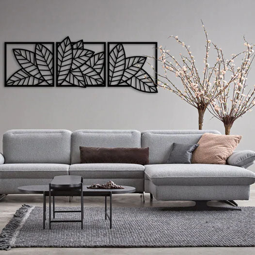 Leaves 3 Panels | Fashion design | Wall decor