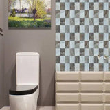 DIY Kitchen Bathroom Bathroom Simulation Wall Tile Waterproof Wallpaper, Peel and Stick Tile Backsplash Wall Tiles 8"x8" (6 Sheets) JM706