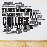Education Wall Sticker college Quote Reading Library Stickers Decal Vinyl Sticker For Library