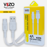 V4A Micro Fast Charging Cable | VIZO V4A (Micro USB) | Micro USB Cable For Mobile Phone | V4A Cable | Cable For Mobile