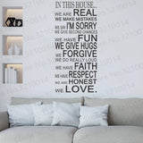 English Letter Wall Sticker