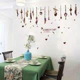 DIY Feather pendant Wall Sticker SK9177